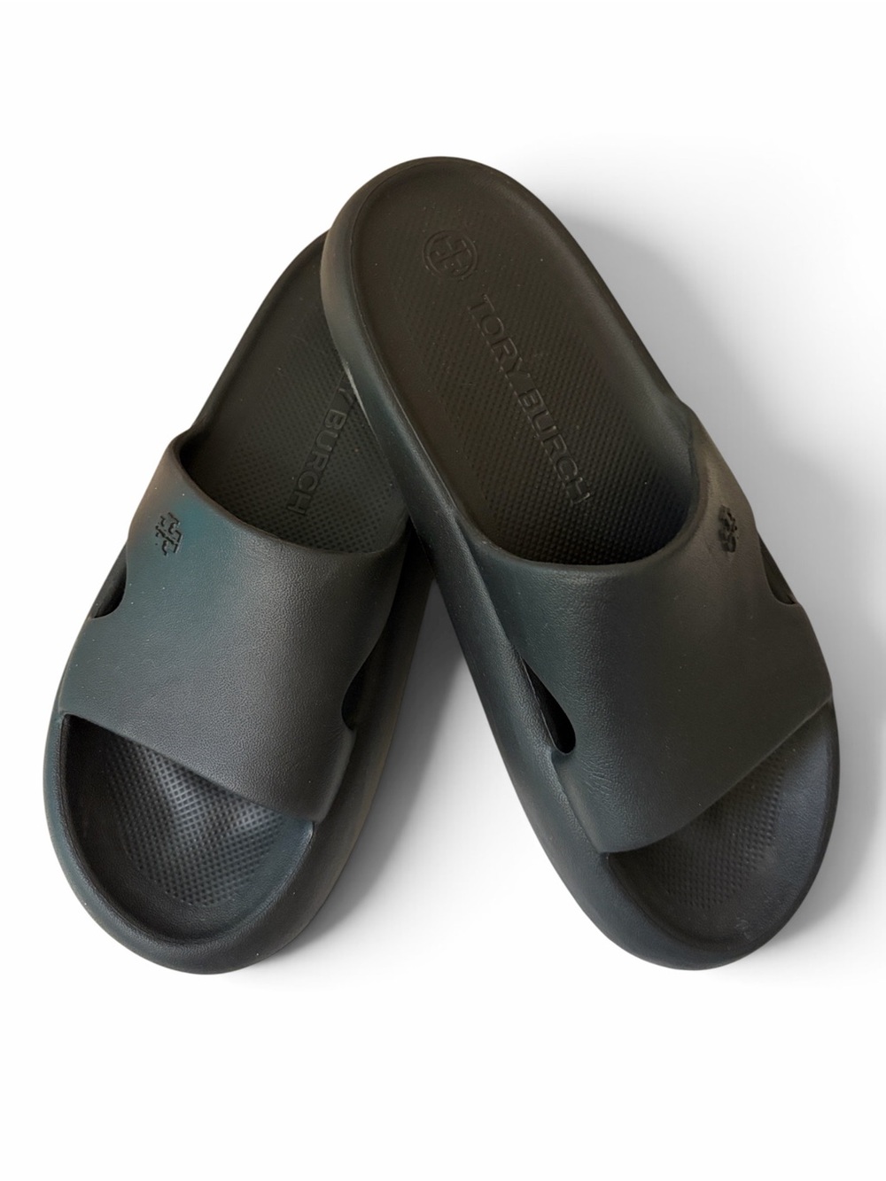 Tory Burch Women’s EVA Matte Black Slide Sandals